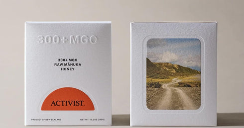 300+MGO (10.2 oz) Packaging ACTIVIST Raw Manuka Honey | Product of New Zealand | Certified Non-GMO | BPA-Free Jar May