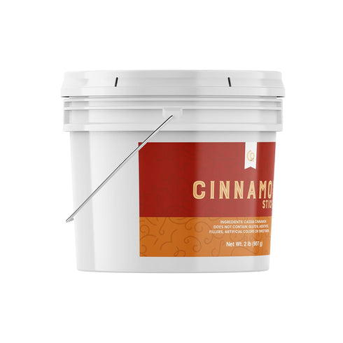 Quality Producer Direct 1 3 Cinnamon Sticks, Gallon, Length, Gluten-Free, Preservative-Free, BPA-Free Reusable Bucket