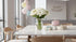 Stargazer Barn White Royale Rose Bouquet with Vase Mothers Day Flowers for Mom Fresh Flower Delivery, Farm Fresh