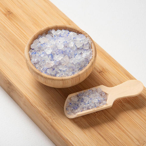 (227g EUPHERBIA Blue Salt, Coarse, Rare Mineral Salt, High Potassium, Lower Sodium, Natural, Unprocessed, Hand