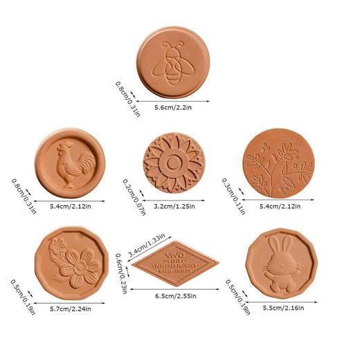 Amaping Brown Sugar Saver Terracotta Brown Sugar Keeper Brown Sugar Softener Brown Sugar Container Disc for Moisture