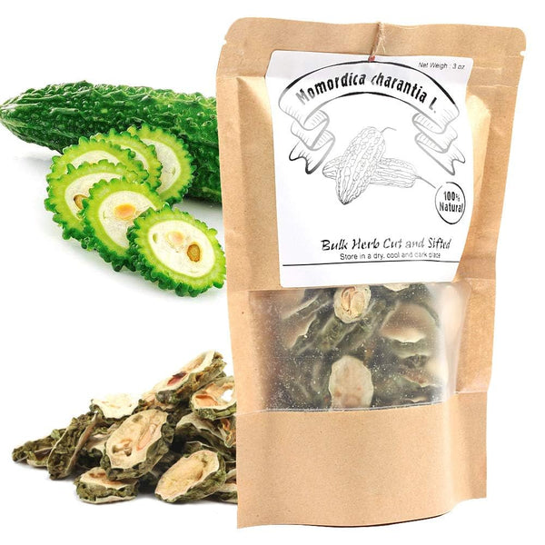 EidolonGreen Organic Sun-Dried Bitter Melon Tea (Kugua/??/??), 3 oz (88g) Dried Bulk Chinese Herbal