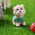 MAOMIA 12 Pcs Mini Dog Figure Animal Toys, Cake Topper Puppy Figures, Miniature Dog Figurines Collection Playset