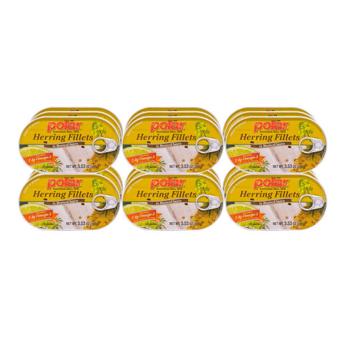 3.5-Ounce (Pack 18) MW Polar Herring in Mustard Sauce