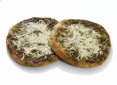 Generic 2pcs, 13.5oz, 383g (Pack 1 Phoenicia Fresh Zaatar & Cheese Bread Baked With Thyme, sesame, & Akawi Cheese