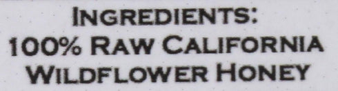 12 oz CALIFORNIA WILDFLOWER HONEY by San Diego Honey Company - Honey Bear, Raw Floral Honey