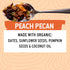 8 oz Wildway Keto Granola | Peach Pecan | Grain-Free, Certified Gluten-Free Cereal | Vegan, Low Carb | No Sugar Added |