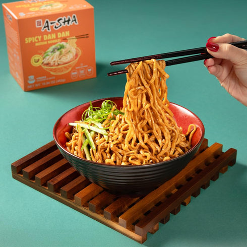 (3 12 Packs) 11g+ A-Sha The Signature Noodles Collection Flavors, | of Protein | Premium Air Dried Never Fried Noodles