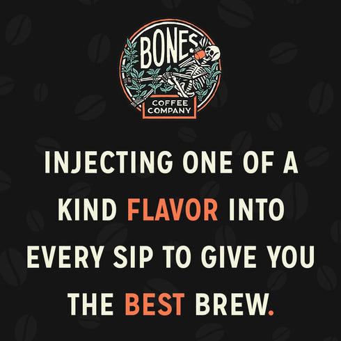 Pack, 4 oz Pack 5 Bones Coffee Company NEW World Tour Sample Single-Origin Flavored Coffee Low Acid Medium Roast