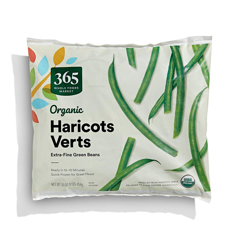 365 by Whole Foods Market , Organic Haricots Verts, 16 Ounce, (Frozen)