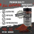 10.7 oz Lane's Ancho Espresso Coffee Rub, - All Natural BBQ Rub Steak Seasoning with Ancho Chili & Espresso - Creates