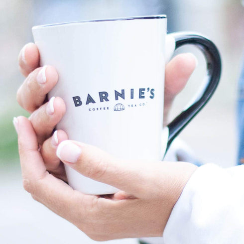 12 oz (Pack 3) Barnie's Premium Flavor Coffee Trio with Santa's White Christmas, Creamy Buttery Caramel and Caf Mocha