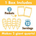 Pack (4) 5 Triple Scoop - Variety Ice Cream Mix, Mix For Ice Cream Maker. Simple, Easy, Delicious. From Gourmet Mix