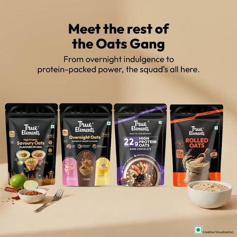 1kg True Elements Gluten Free Rolled Oats