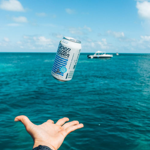 12oz (1 12 7.0 Open Water Still cans case, cans) - Sustainable Aluminum Canned Still Water With Electrolytes - pH