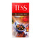 Tess Pleasure Black Tea, Lemon Sorghum, Apple Pieces, Cornflower Petals, Rose Hips, 25 Pcs.
