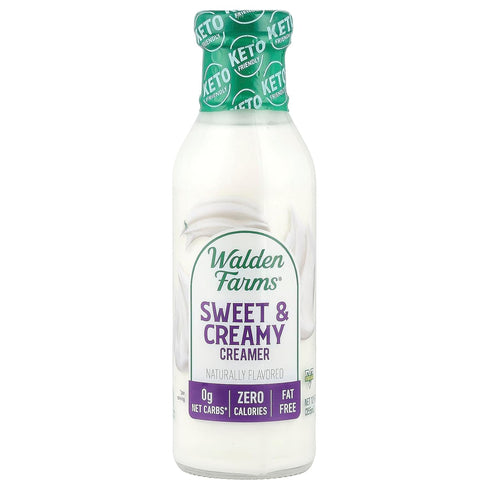 Walden Farms Sweet & Creamy Coffee Creamer Zero Calorie, Sugar Free, Keto