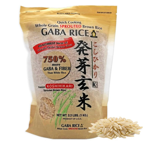 Quick Cooking Japanese GABA Rice Brown Rice Whole Grain Sprouted Brown Rice 2.2LBS