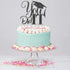 Black Glitter You Did It Cake Topper, Congrats Grad, High School College Graduation Party Decorations
