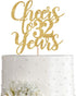 Gold Glitter Cheers to 32 Years Cake Topper - Gold Happy 32nd Birthday Cake Topper, Birthday Party Decorations