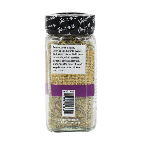 1.6 Oz, (Pack 6) Spice Hunter The India Fennel Seasoning Whole
