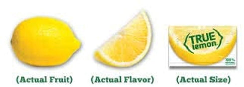 Packets 32-count True Lemon - Crystallized Lemon For Water, Tea - Single-Serve - Water Enhancer