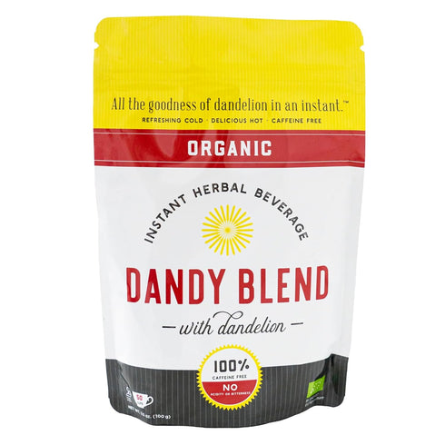 50 Cup Bag of Organic Dandy Blend Instant Herbal Beverage with Dandelion,
