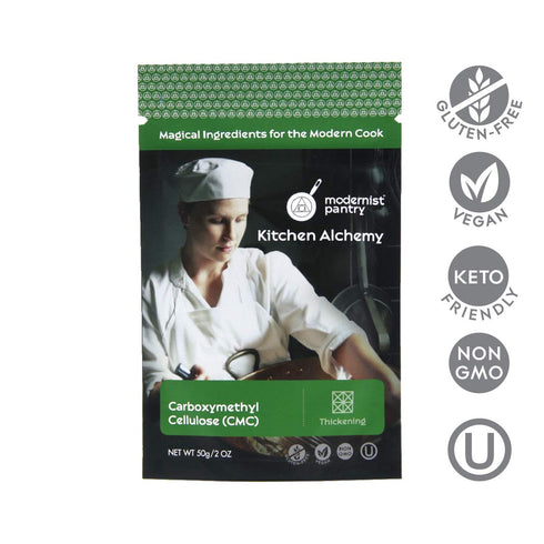 Pure Carboxymethyl Cellulose (CMC) Powder - Non-GMO Gluten-Free Vegan, OU Kosher Certified, 50g/2oz