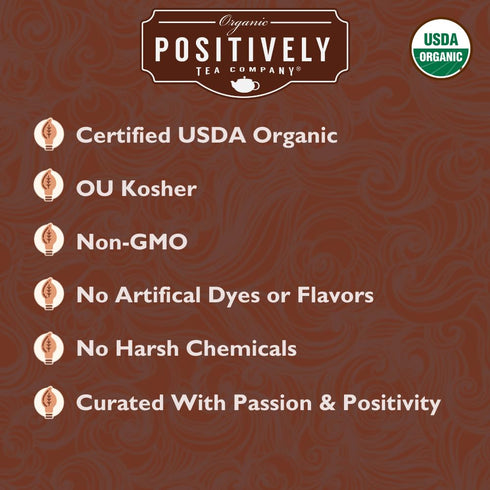 16 Organic Positively Tea Company, Pu-Erh Tea, Loose Leaf, Ounce