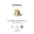 50 Count Nespresso Capsules Original Line, Vaniglia, Medium Roast Espresso Coffee, Espresso Coffee Pods