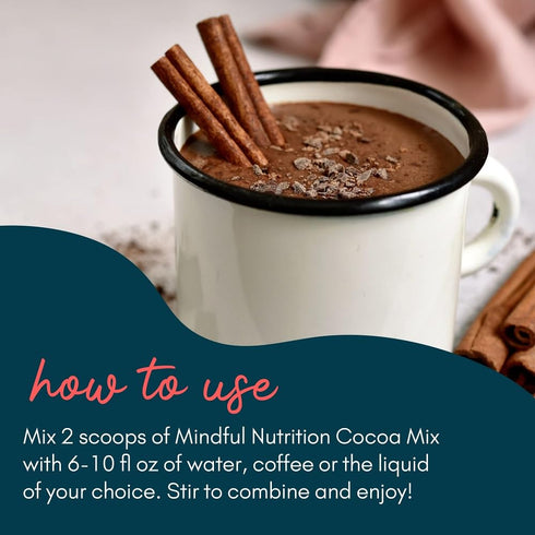 10.16 Mindful Nutrition Keto Protein Cocoa Mix with Collagen Peptides Powder & Organic MCT Oil Friendly Paleo Sugar