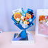Generic Set,Graduation 2026 Graduation Bear Crochet Flower Bouquet Gifts,Class of Grad Sunflower Bouquets with Greeting