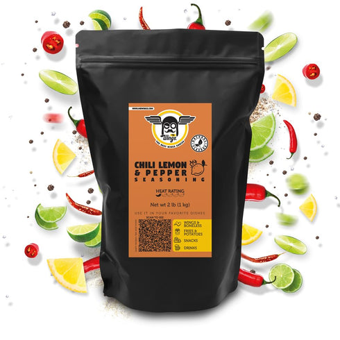 mr wings 1kg. Chili & Lemon Pepper Seasoning Perfect marinade to instantly upgrade your cooking, ideal powder salt