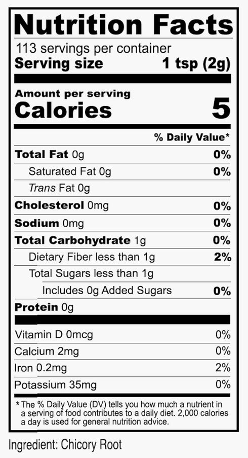 Anthony's Instant Chicory Root, 8 oz, Gluten Free, Caffeine Free, Non-GMO Coffee Alternative
