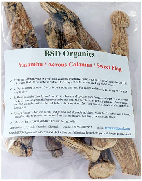 Vasambu/Acrous Calamus/Sweet Flag- 100 Grams / 1.7 Ounce