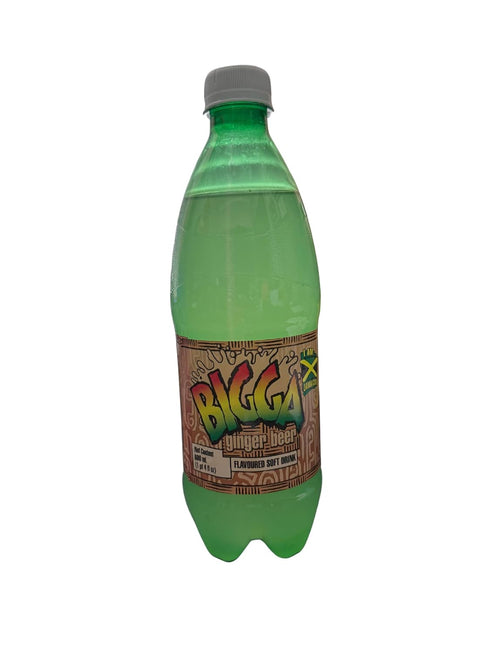 Generic 20oz, 6 Pack Bigga Jamaican Soda Soft Drink (Ginger Beer)