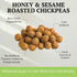 5 OZ Otto Nuts - Honey & Sesame Roasted Chickpeas, Non-GMO Naturally Vegan Snack, Good Source of Protein |