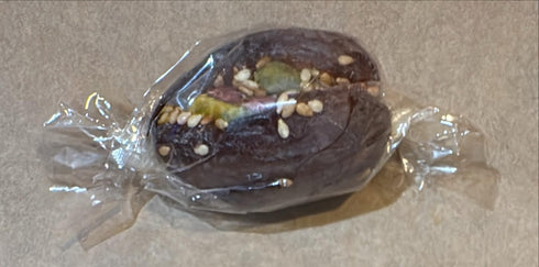 7 oz Organic Medjool Stuffed Date with Nuts : Assorted Almond, Pistachios, Sesame Seeds