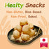 Visit the Store 100% (3 pack, Rice Puff Snack Funwari Meijin Light & Melting Sweet Soybean Powder Kinako Flavored Rice