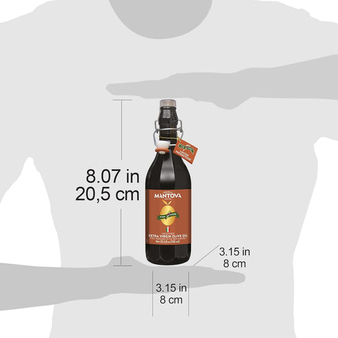 25.5 Oz Mantova Fior Fiore Unfiltered Extra Virgin Olive Oil - Authentic Italian EVOO