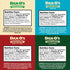 Set, 4 Pack, Dan-O's Cheesoning Block Seasoning Small Bottles, Includes Ranch Cheesoning, Red Pepper Cheesoning