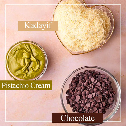 (2.2 lb 1000 Gulluoglu Christmas Edition Dubai Chocolate Pistachio Peanut Spread in Festive Holiday Jar | Limited