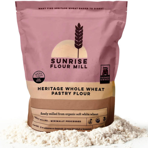 Sunrise Flour Mill USDA Organic Heritage Whole Wheat Pastry Flour - 2