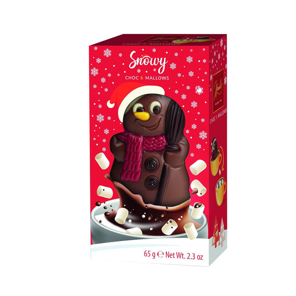 Hamlet Belgium 1956 Hamlet Belgian Chocolate | 2 Snowman Hot Chocolate Bombs with Marshmallows |
