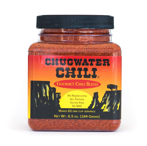 Chugwater Chili Gourmet Chili Seasoning Mix & Taco Seasoning, 6.5oz Tub, All Natural, Gluten Free, No MSG, 12 Spices