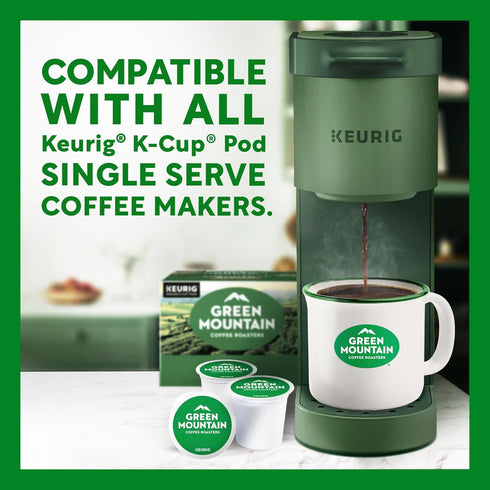 60 Count, (6 Packs 10) Green Mountain Coffee Dark Magic Decaf, Keurig Single Serve K-Cup Pods, Dark Roast Coffee