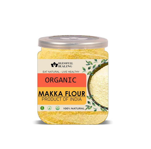 Blessfull Healing Organice MAKKA FLOUR 2 lb (907 Gram)
