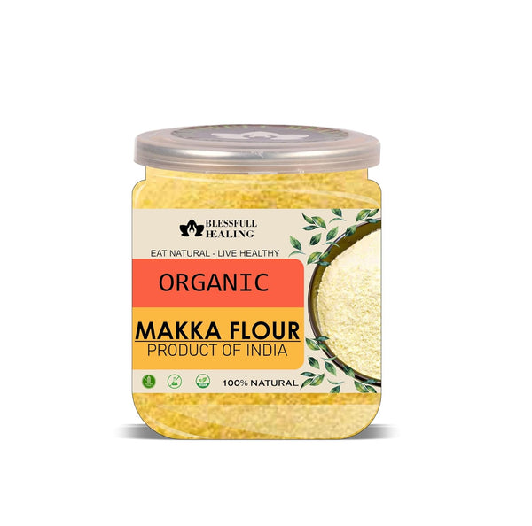Blessfull Healing Organice MAKKA FLOUR 1 lb (453 Gram)