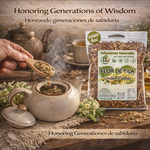 (4 oz) 100% Tila Seca Herbal Tea Natural Linden Flowers & Leaves (Ternstroemia lineata) Traditional Relaxation