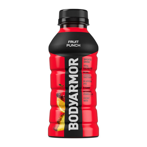 12 Oz (8 Pack), BODYARMOR Sports Drink, Fruit Punch, Electrolyte Drink Hydration, Fl Bottles Flavored Coconut Water